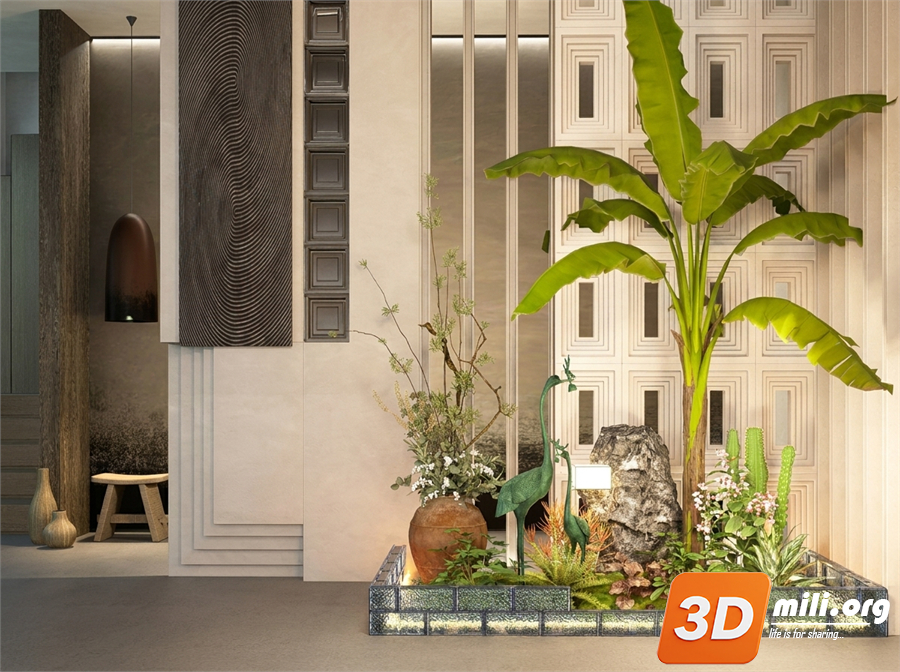 Mini Garden Skp Files 